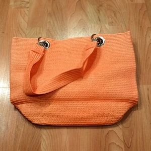 Vintage sun n sand orange bag